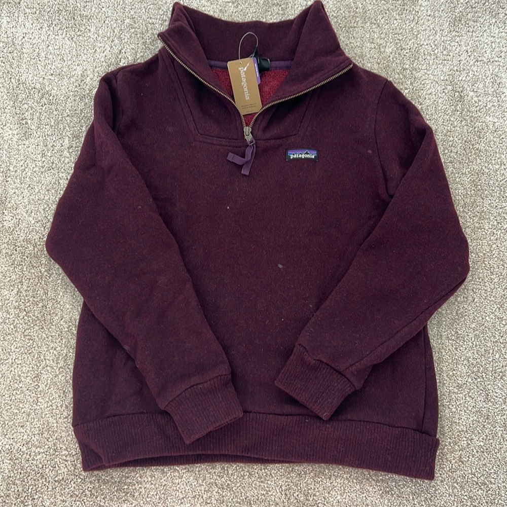 Patagonia 3/4 zip with tags